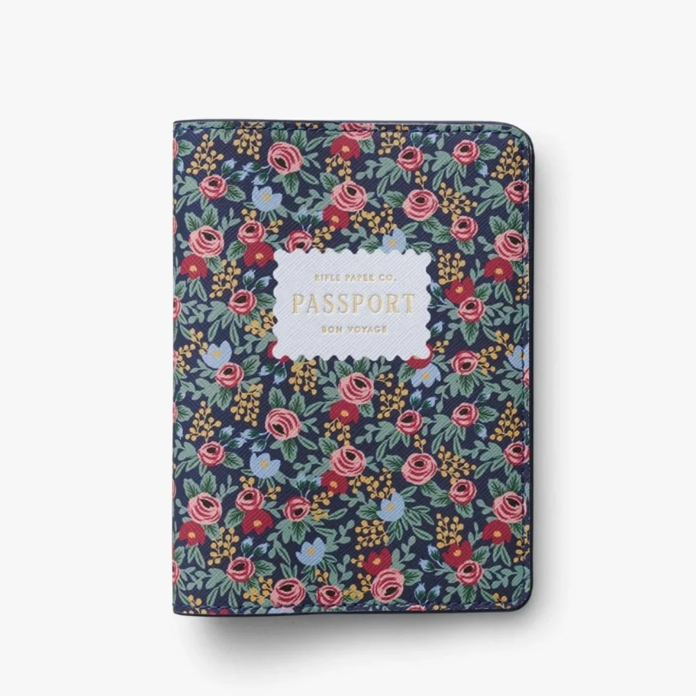 New Rifle Paper Co. Floral Passport Holder - Picture 1 of 2